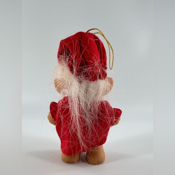 Vintage RUSS Troll Doll Christmas Holiday Mrs. Claus Santa 4" With Sticker - Picture 2 of 3